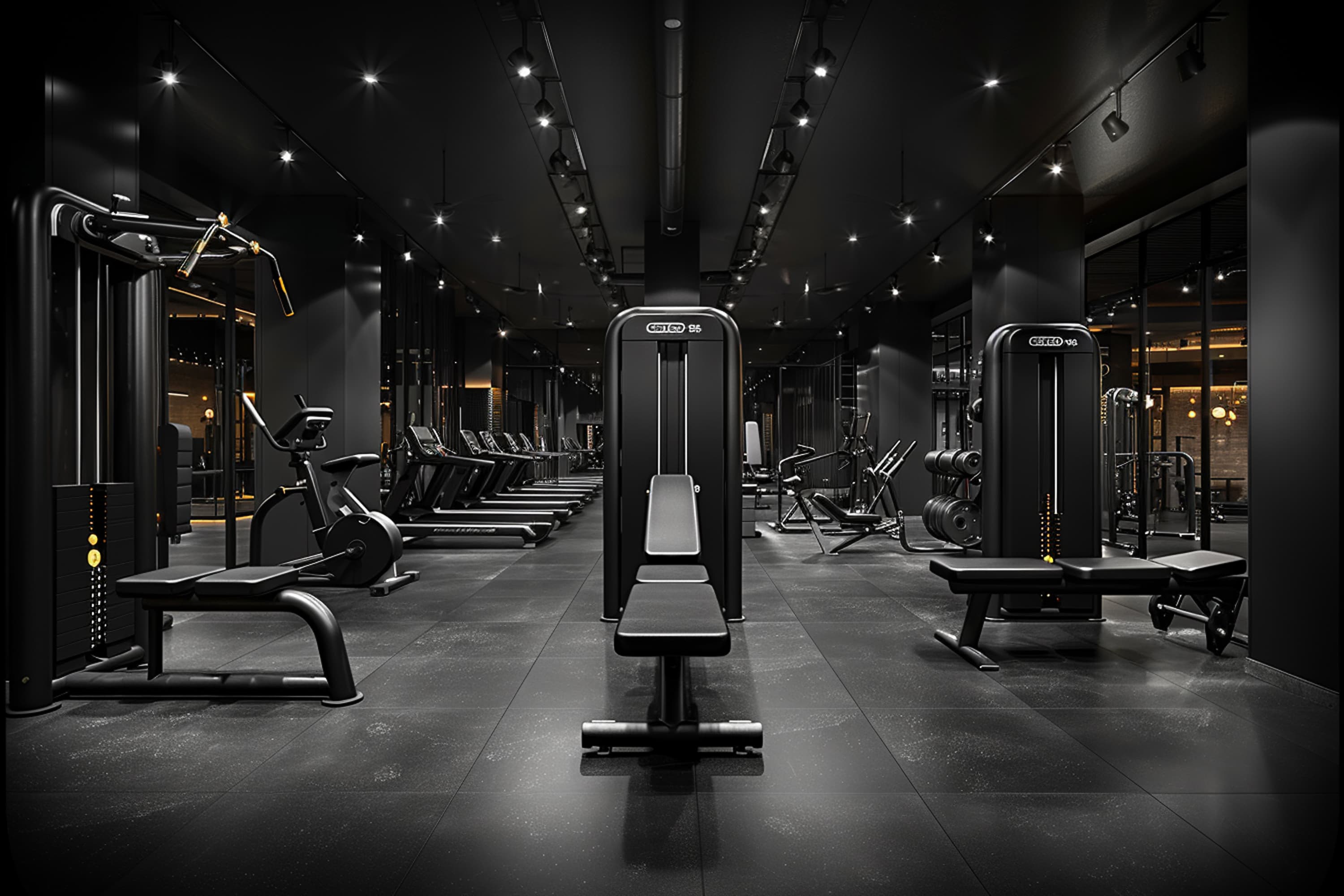 TRIBAR fridge in a gym